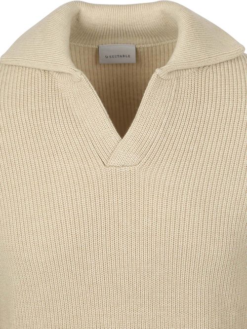Maglione Suitable Riva Knit Ecru Product / Detail