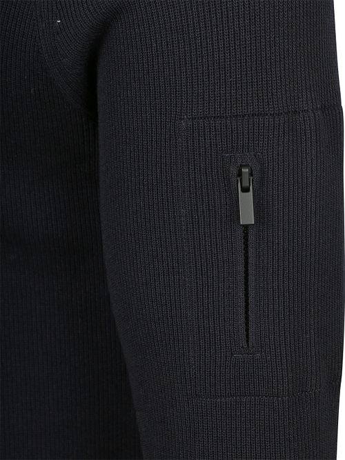 Maglione half-zip Suitable Tias Cooldry Knit blu navy Product / Detail