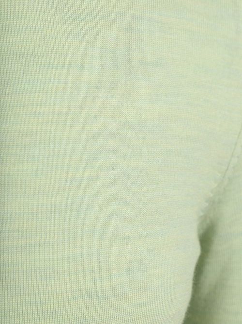 Suitable Merino Half Zip Sweater Light Green Product / Detail