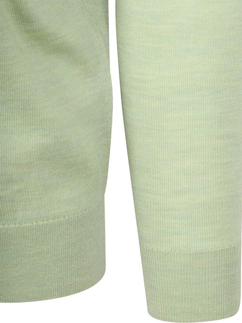 Suitable Merino Halvzip Tröja Ljusgrön Product / Detail