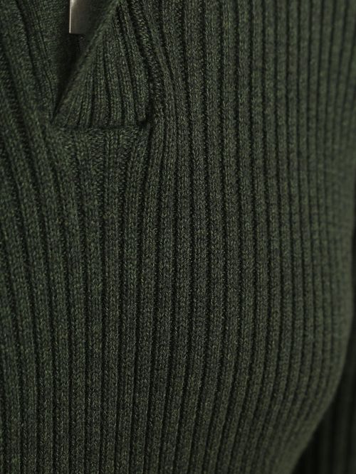 Suitable Mou sweter Half Zip w kolorze ciemnozielonym Product / Detail