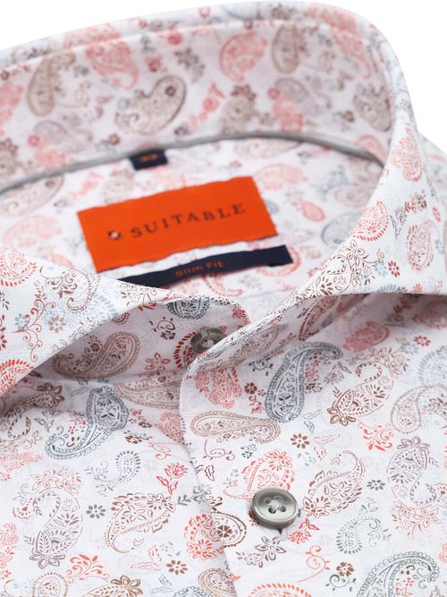 Suitable Melange Overhemd Paisley Multicolour Product / Detail