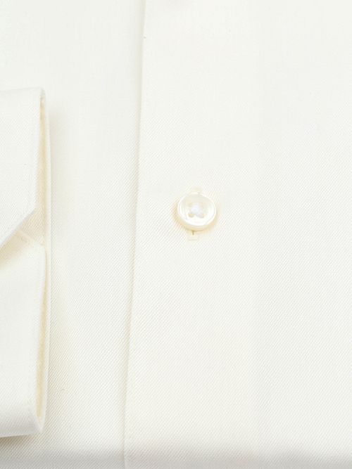 Suitable Overhemd Extra Lange Mouwen Twill Ecru Product / Detail