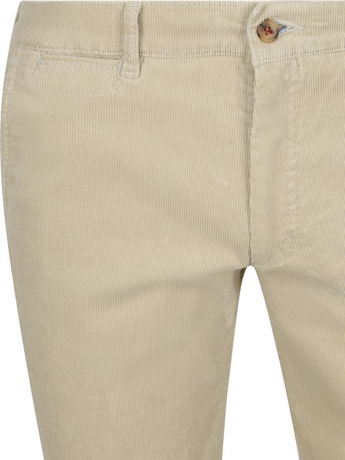 Suitable Chino Plato Velours Côtelé Off White Product / Detail