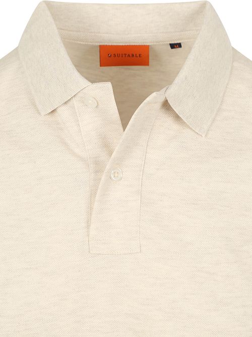 Suitable Mang Poloshirt Ecru Product / Detail