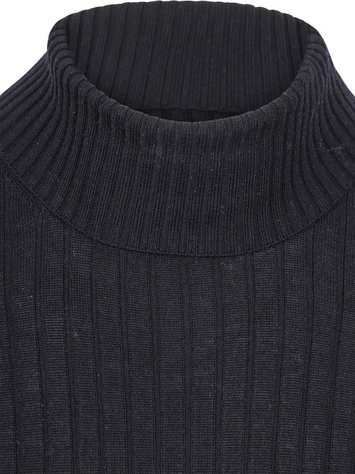 Suitable Rollkragenpullover Rib Merino Navy Product / Detail