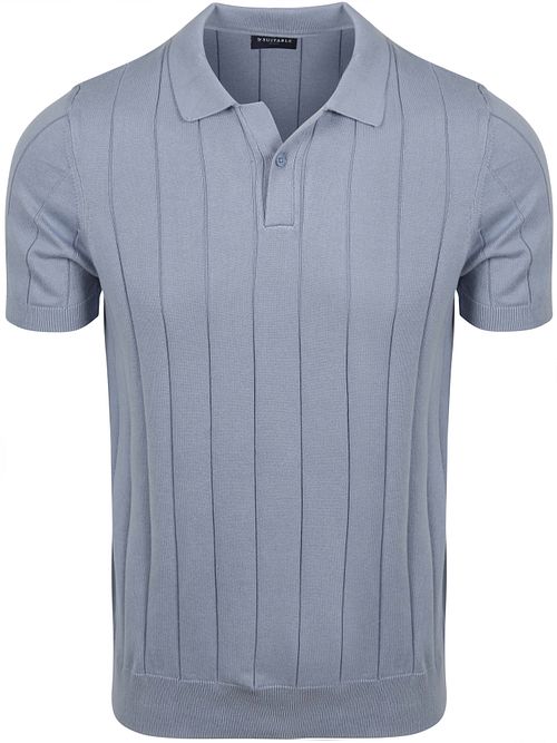 Suitable Respect Polo Drop Needle Azul Acero Product