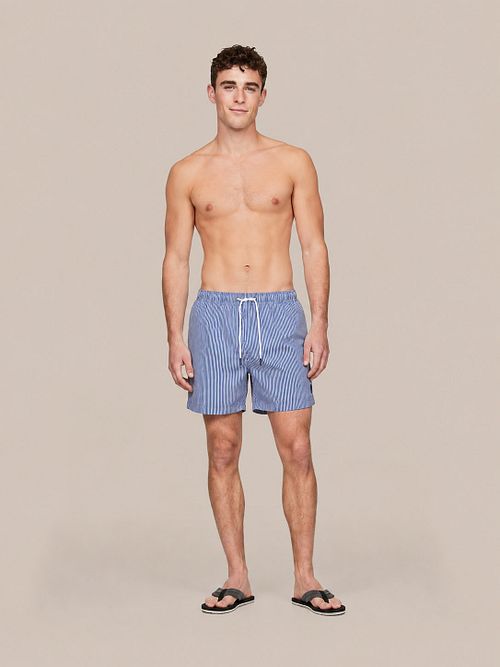Suitable Short de Bain Pin Stripe Marine