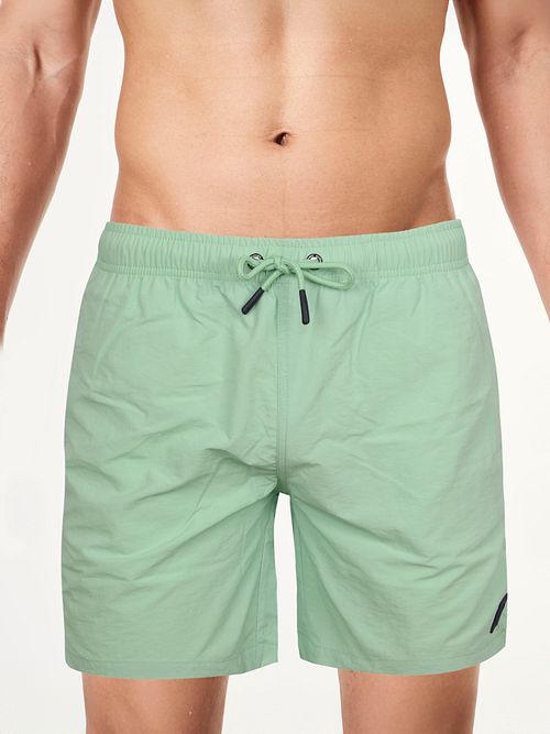 Suitable Short de Bain Plain Vert Clair Model / Voorkant