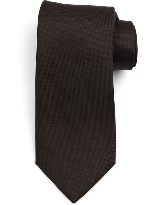 Suitable Silk Tie Dark Brown