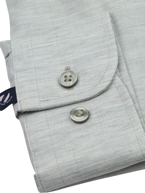 Suitable Melange Skjorta Ljusgrön Product / Detail