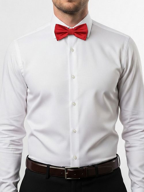 Suitable Satin Sløjfe Rød Model / Voorkant