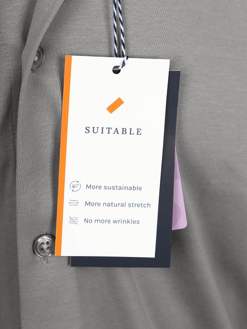 Suitable Sorona Hemd Mid Grijs Product / Detail