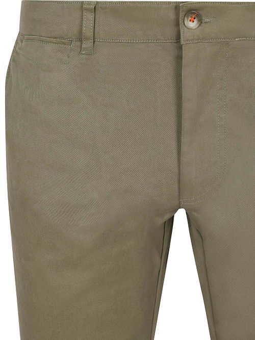 Chinosy Suitable Peano Twill w kolorze jasnooliwkowym Product / Detail