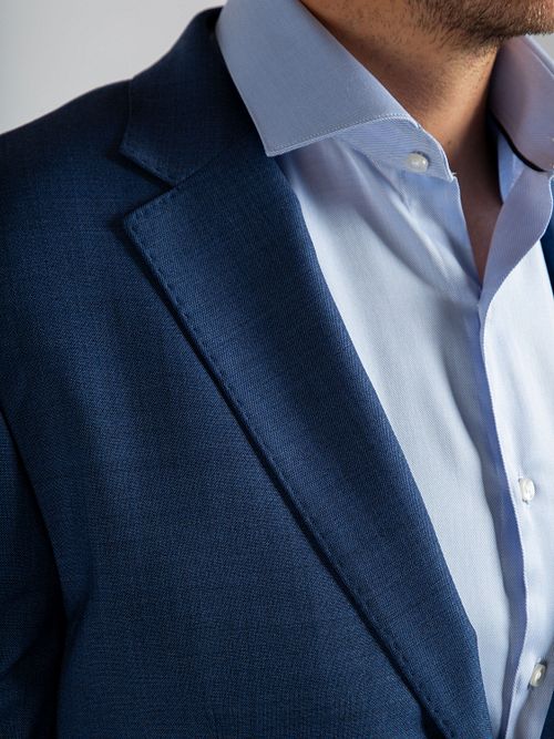 Suitable Toulon Suit Wool Blue Model / Detail