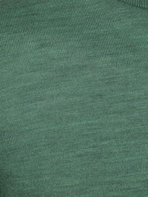 Suitable Merino Half Zip Sweater Mid Green Product / Detail