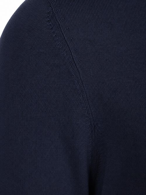 Suitable Compact Cotton Pullover Turtle Marineblå Product / Detail