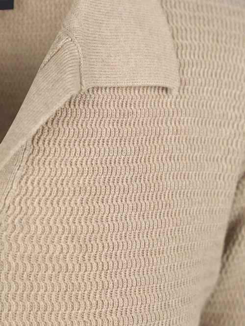 Suitable Trøje Riva Struktur Melange Sand Product / Detail