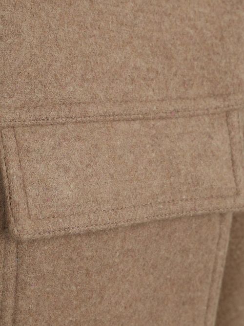 Suitable Overskjorta i ullblandning beige Product / Detail