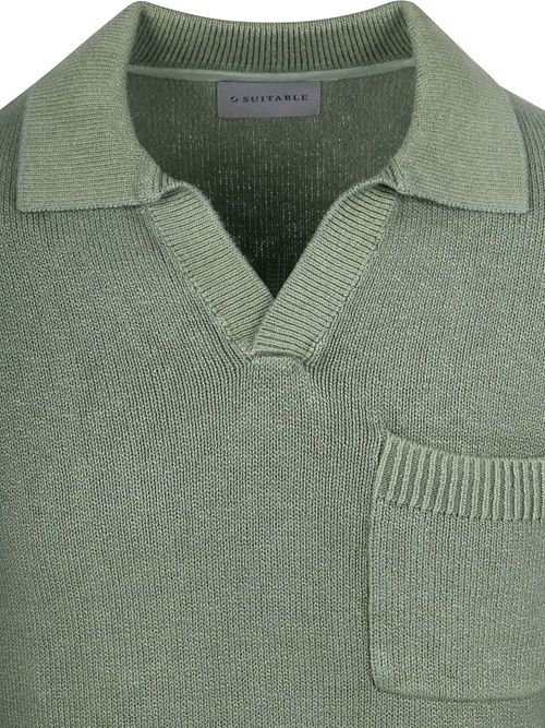 Suitable Raw Trui Riva Knit Groen Product / Detail