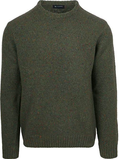Suitable Trui Tweed Wol Mix Grön Product