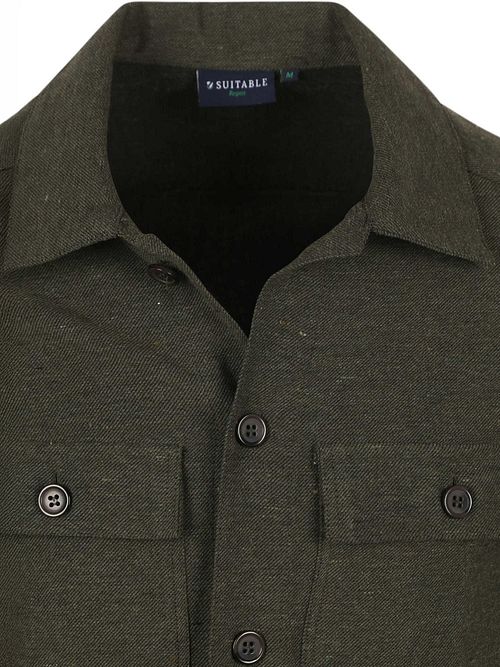 Suitable Drop Loop Overshirt Hæren Grøn Product / Detail