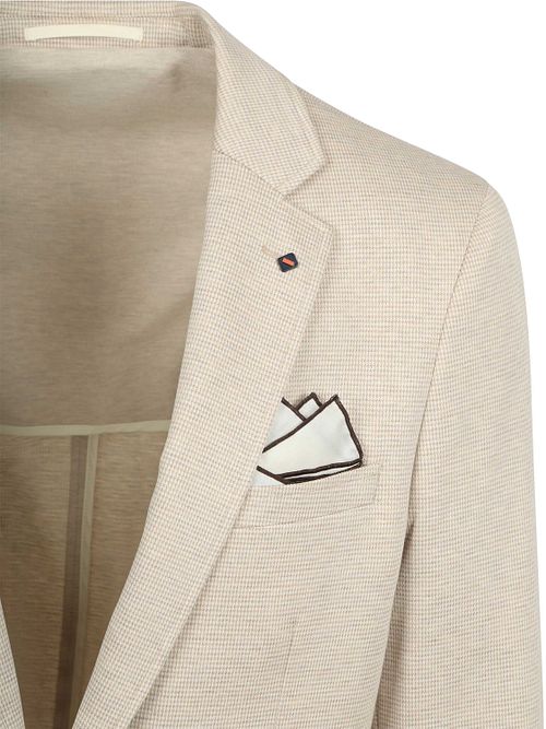 Suitable Veste Fame Houndstooth Sand Product / Detail