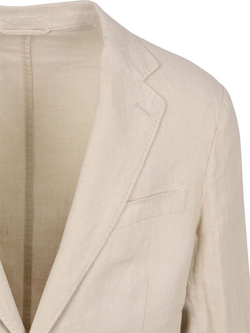 Suitable Washed Linen Suit Ecru Product / Detail