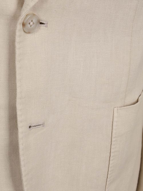 Suitable Washed Linen Suit Ecru Product / Detail