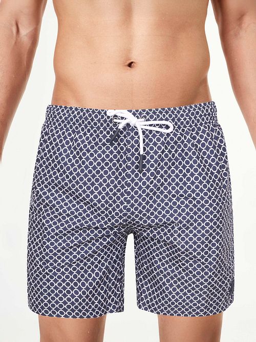 Suitable Zwembroek Circle Chain Navy Model / Voorkant