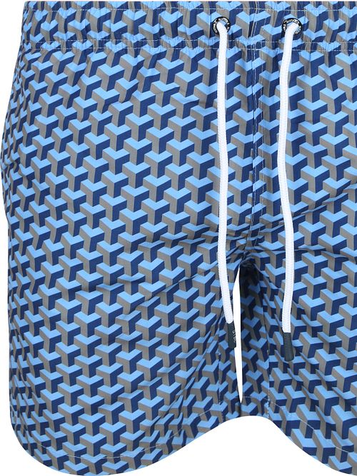 Suitable Zwembroek Print Navy Product / Detail