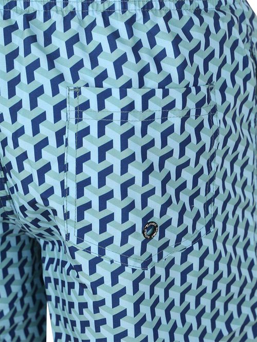 Suitable Zwembroek Print Blauw Product / Detail