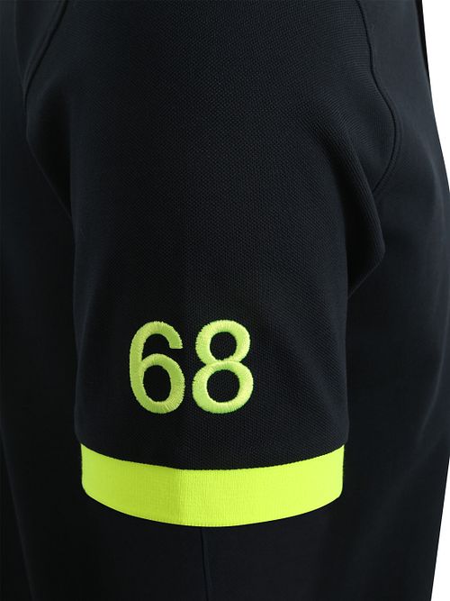 Sun68 Poloshirt Big Logo Fluo Navy Product / Detail