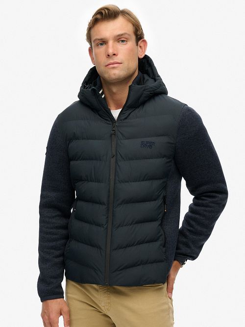 Superdry Storm Chaqueta De Invierno Azul Marino Model / Voorkant