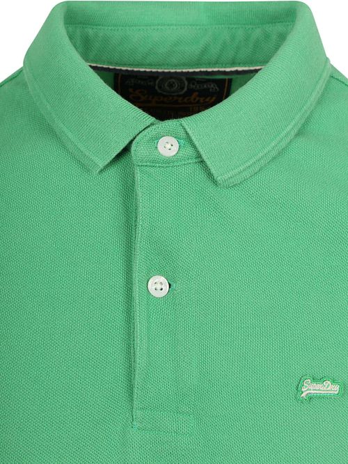 Superdry Classic Pique Polo Island Green Product / Detail