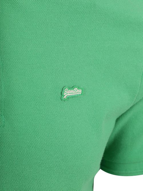 Superdry Classic Pique Polo Island Green Product / Detail