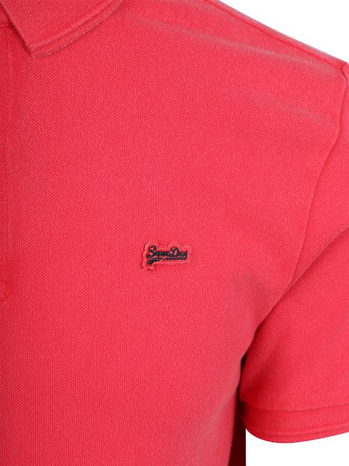 Superdry Classic Pique Polo Raspberry Pink Product / Detail