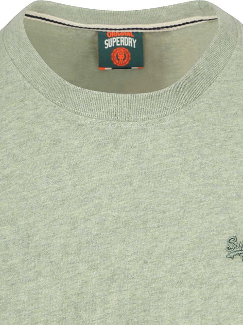 Superdry Essential T-Shirt Melange Grøn Product / Detail