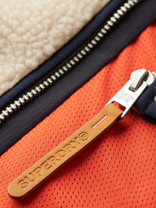 Superdry Fleecejakke Vintage Retro Ecru Product / Detail