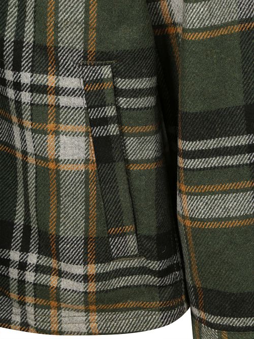 Superdry Overshirt Miller Wool Blend Vert A Carreaux Product / Detail