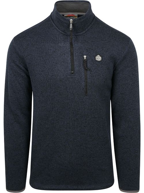 Superdry Half Zip Pullover Fleece Marineblå Product