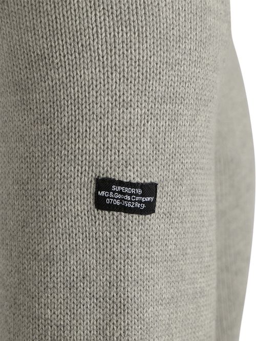 Superdry Halv Zip Genser Tung Grå Product / Detail