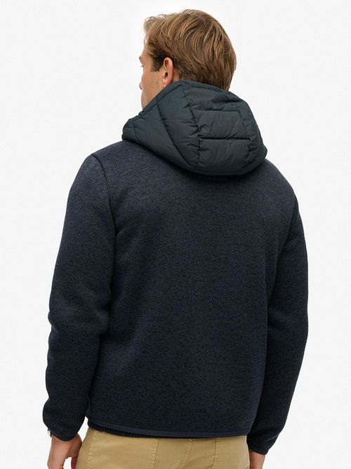 Superdry Hooded Storm Jacke Navy Model / Achterkant