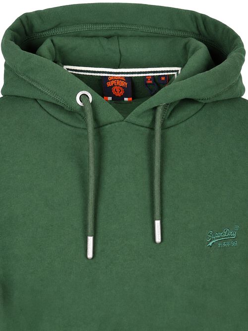 Superdry Hoodie Logo Essential Rich Boston Green Product / Detail