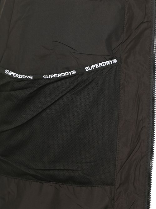 Superdry Lang Pufferjakke Hette Svart Product / Detail