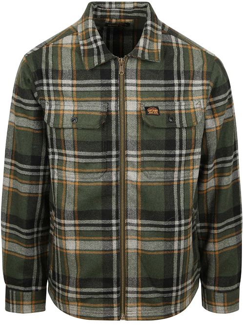 Superdry Overshirt Miller Wool Blend Grønternet Product