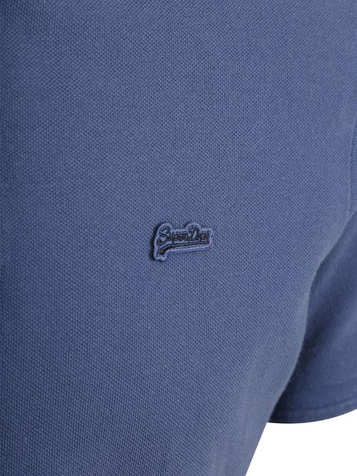 Superdry Polo Pique Classic Bay Blauw Product / Detail