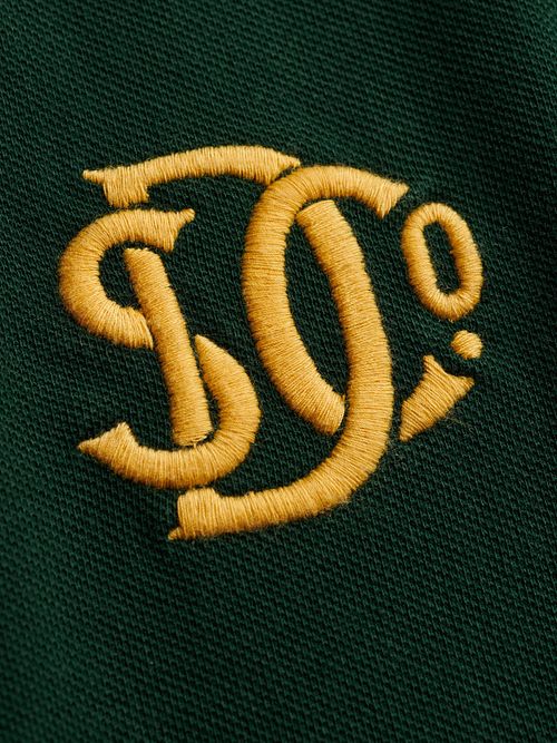 Superdry Polo Piqué Monogram Dark Green Product / Detail