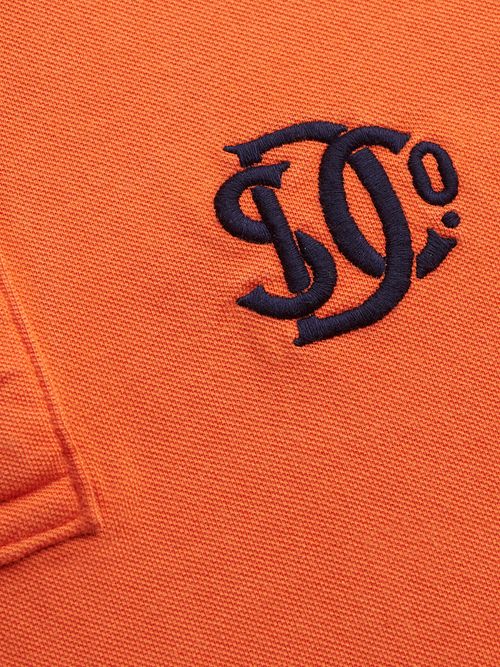 Superdry Polo Piqué Monogram Orange Product / Detail
