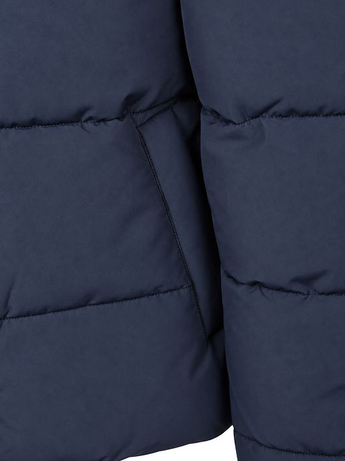 Superdry Puffer Jacket Premium Hooded Navy
